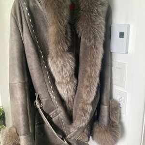 Fox leather jacket